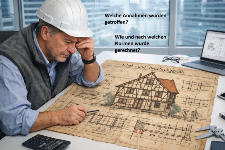 Warum Annahmen in der Statik genauso wichtig sind wie Berechnungen …